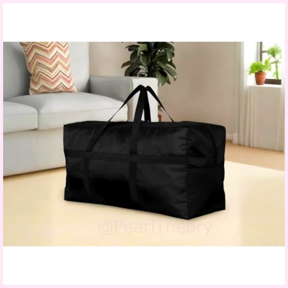 Extra Large Foldable Duffle Bag With Zippers And … - image 5